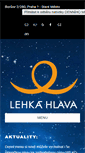 Mobile Screenshot of lehkahlava.cz