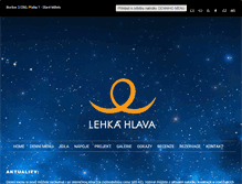 Tablet Screenshot of lehkahlava.cz